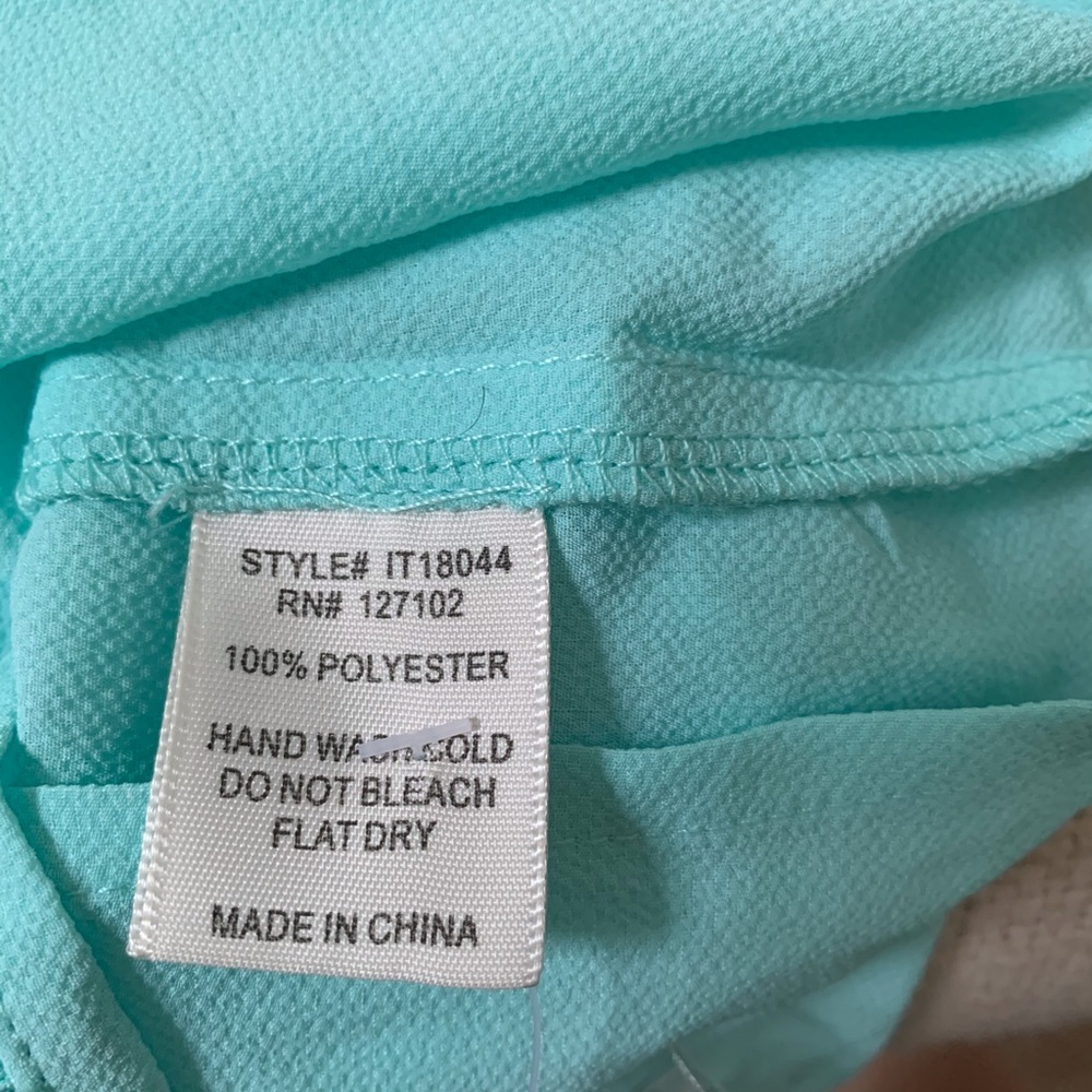 NWOT ModCloth mint collared blouse - Picture 6 of 6